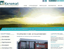 Tablet Screenshot of keromat.nl